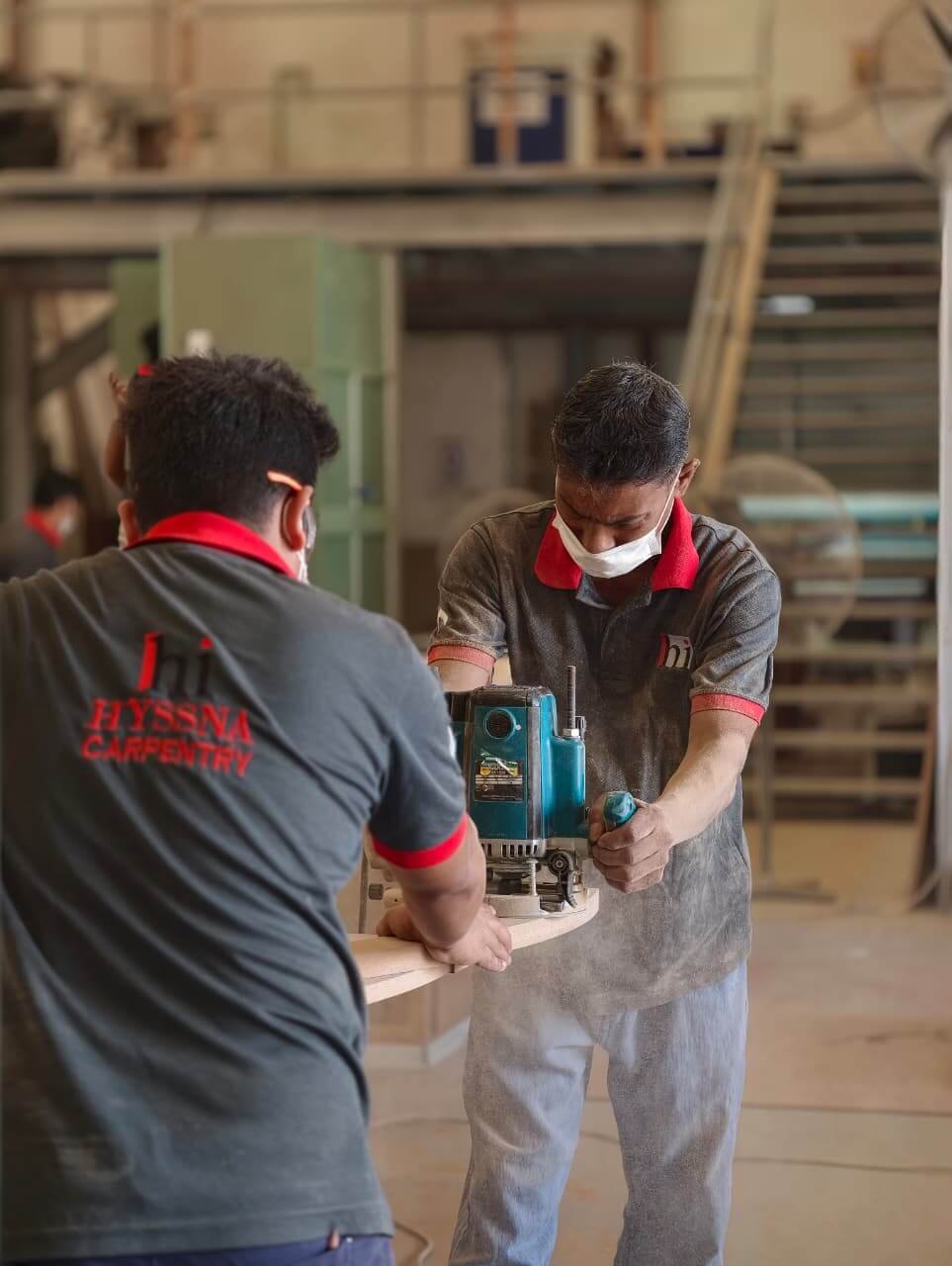 Hyssna woodworking and manufacturing process