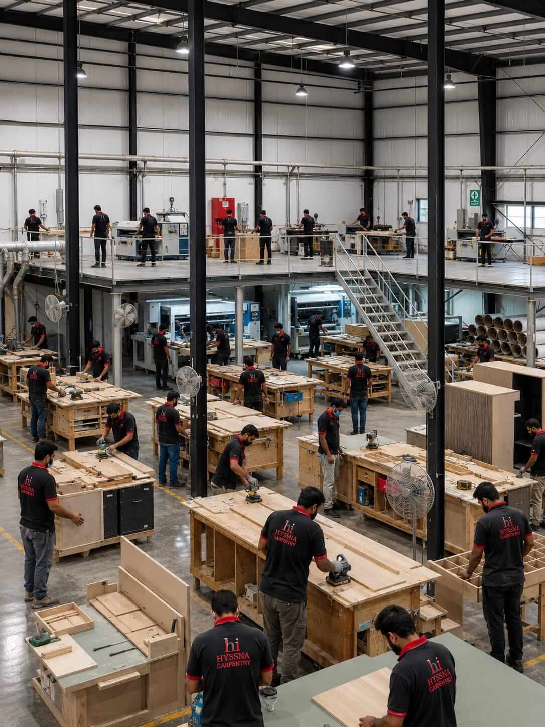 Hyssna furniture manufacturing worker