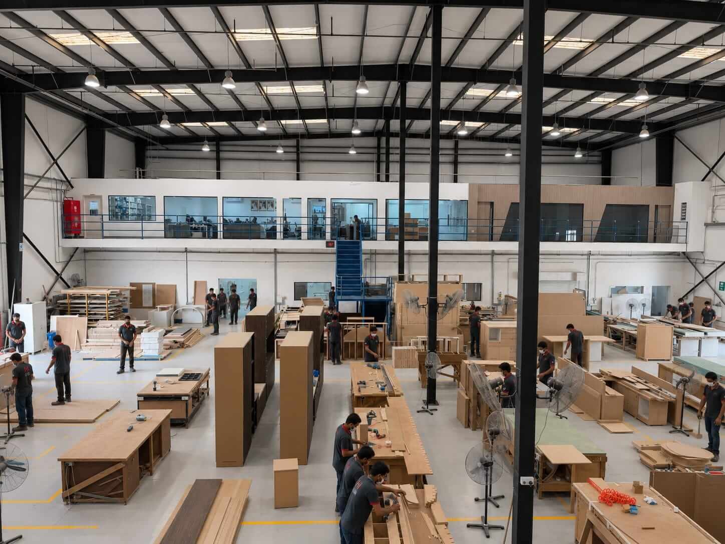Hyssna furniture factory interior