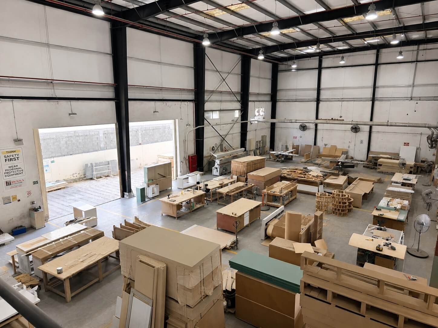 Hyssna furniture manufacturing facility