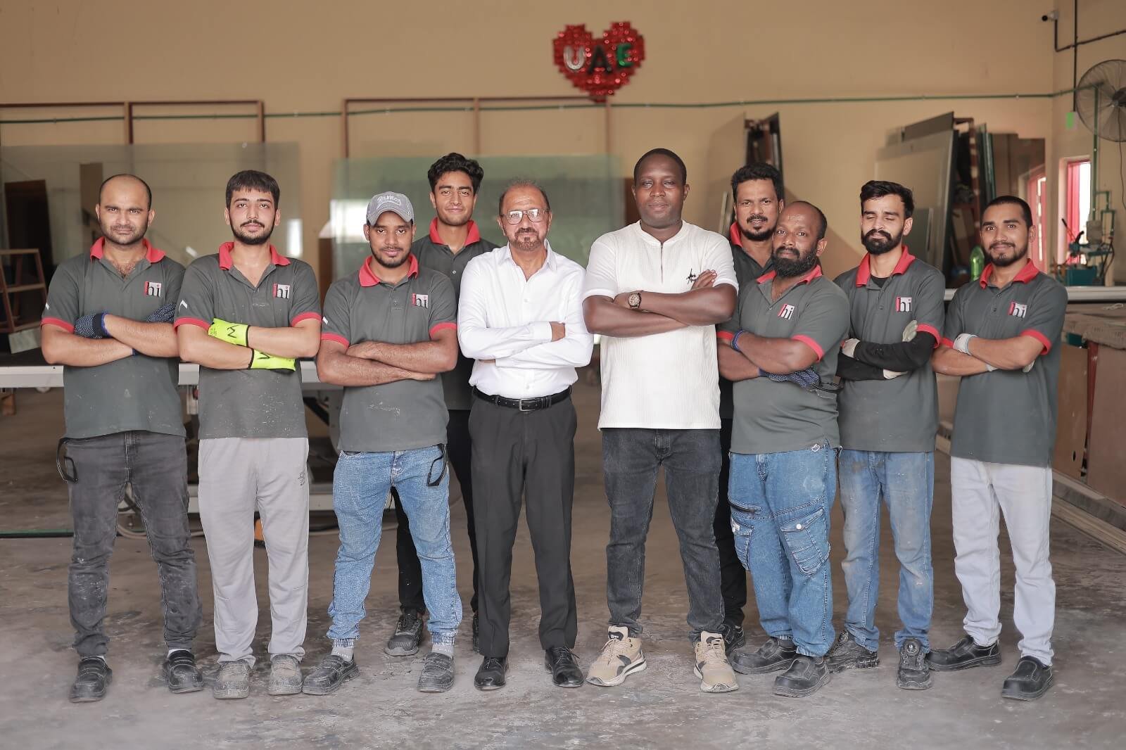 Hyssna furniture manufacturing team